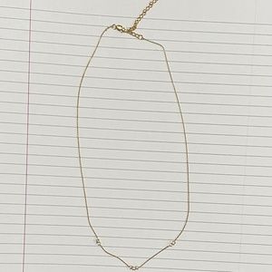 Mejuri Floating Sapphire Necklace